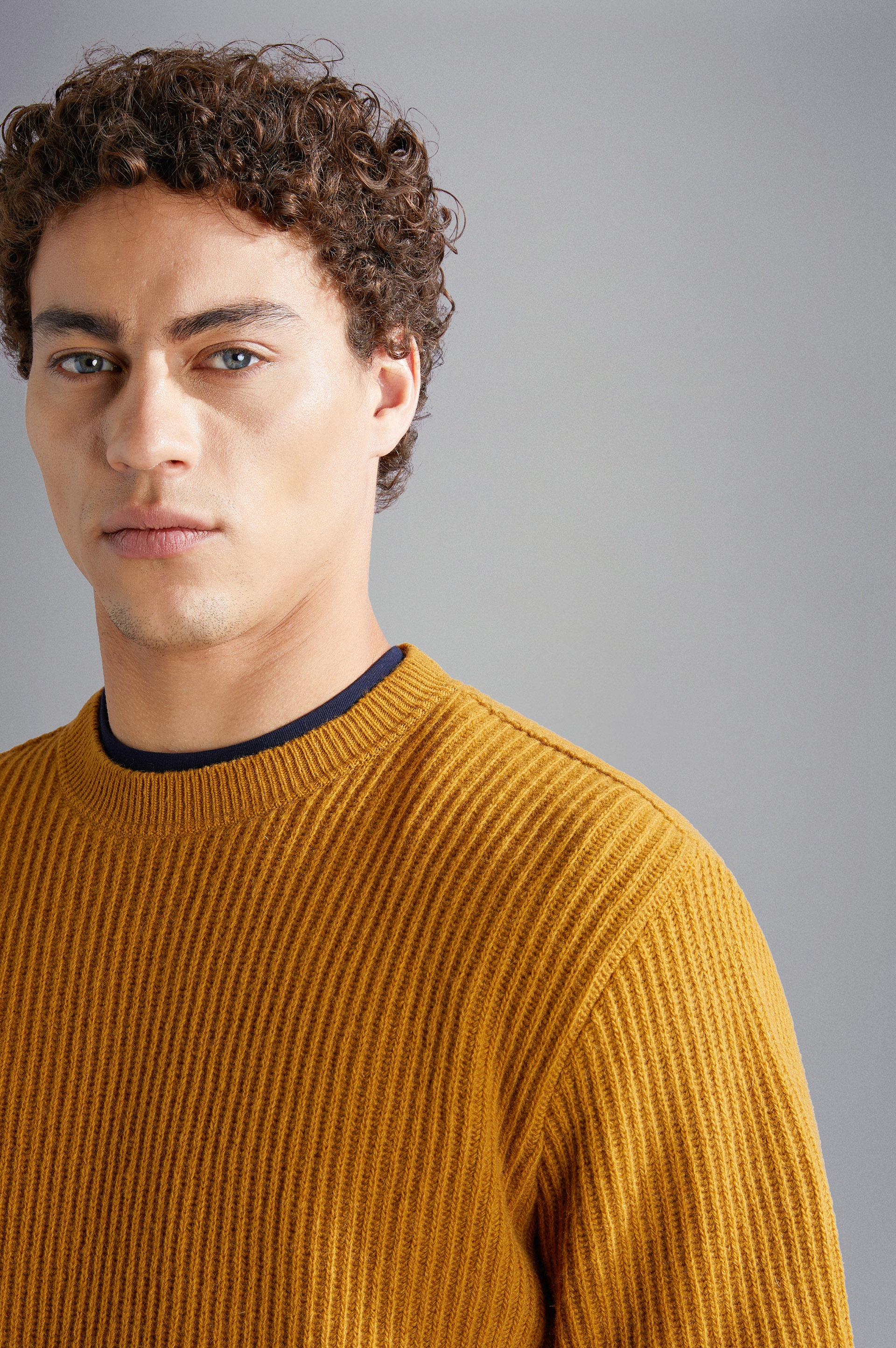 RIBBED RE-WOOL SWEATER - 4