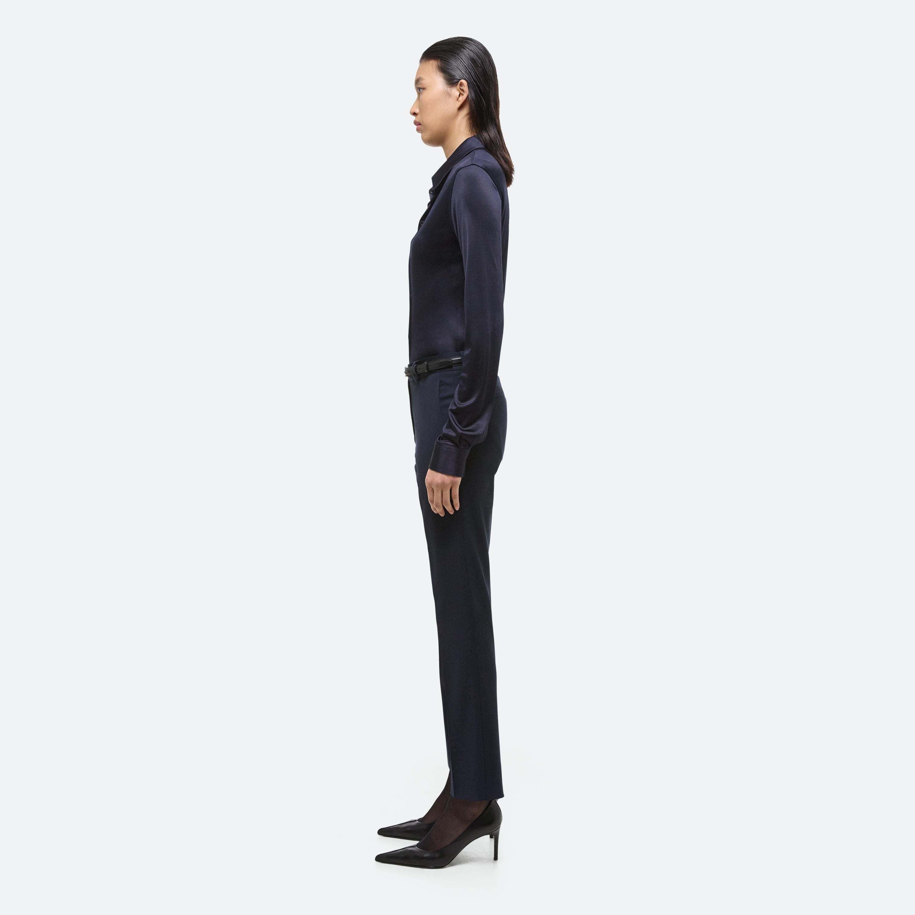 SLIM VIRGIN WOOL TROUSER - 4
