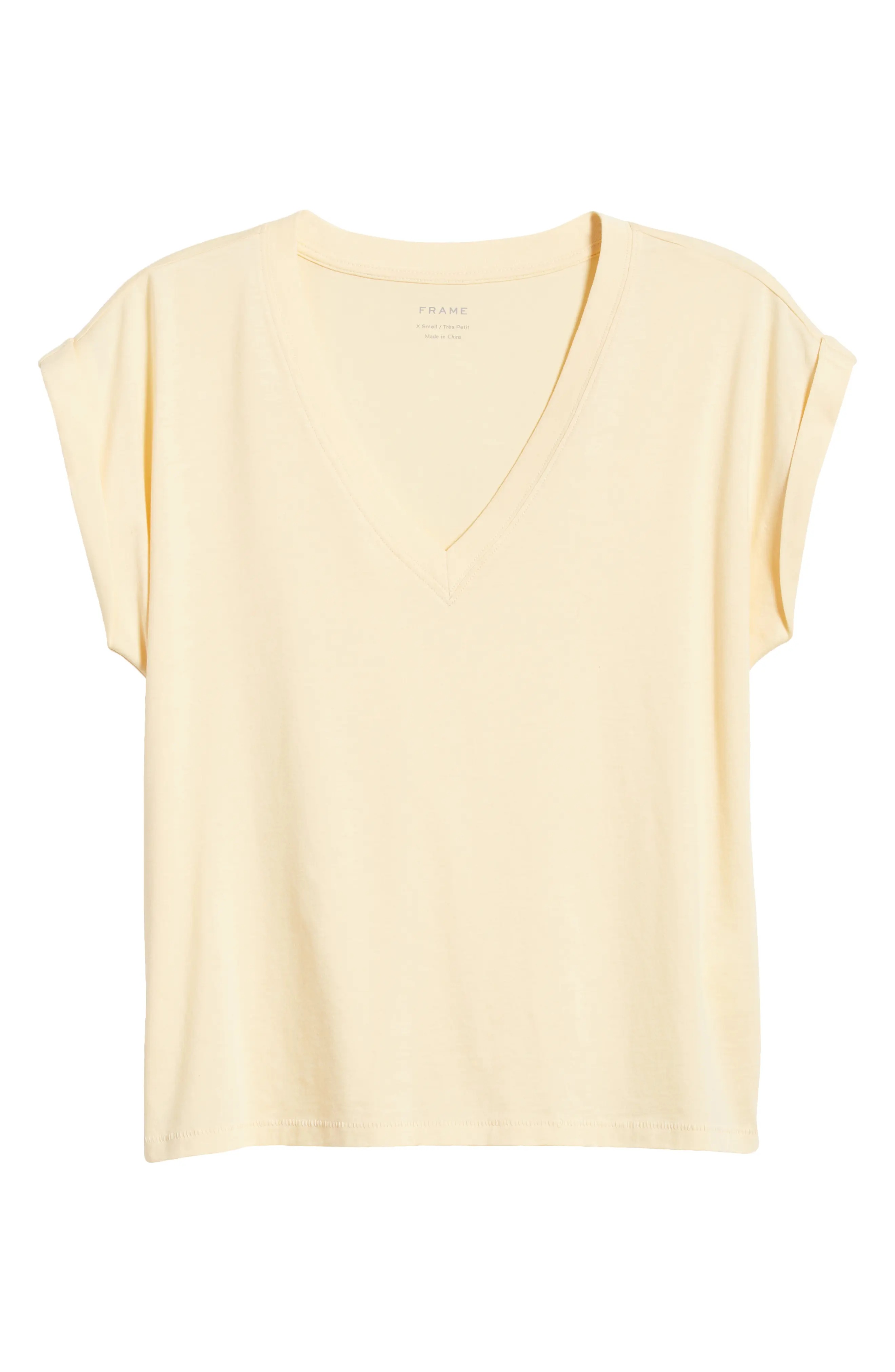 Easy Cotton V-Neck T-Shirt - 5