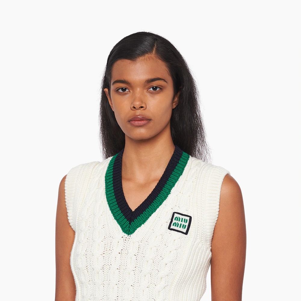 Cropped wool vest - 5