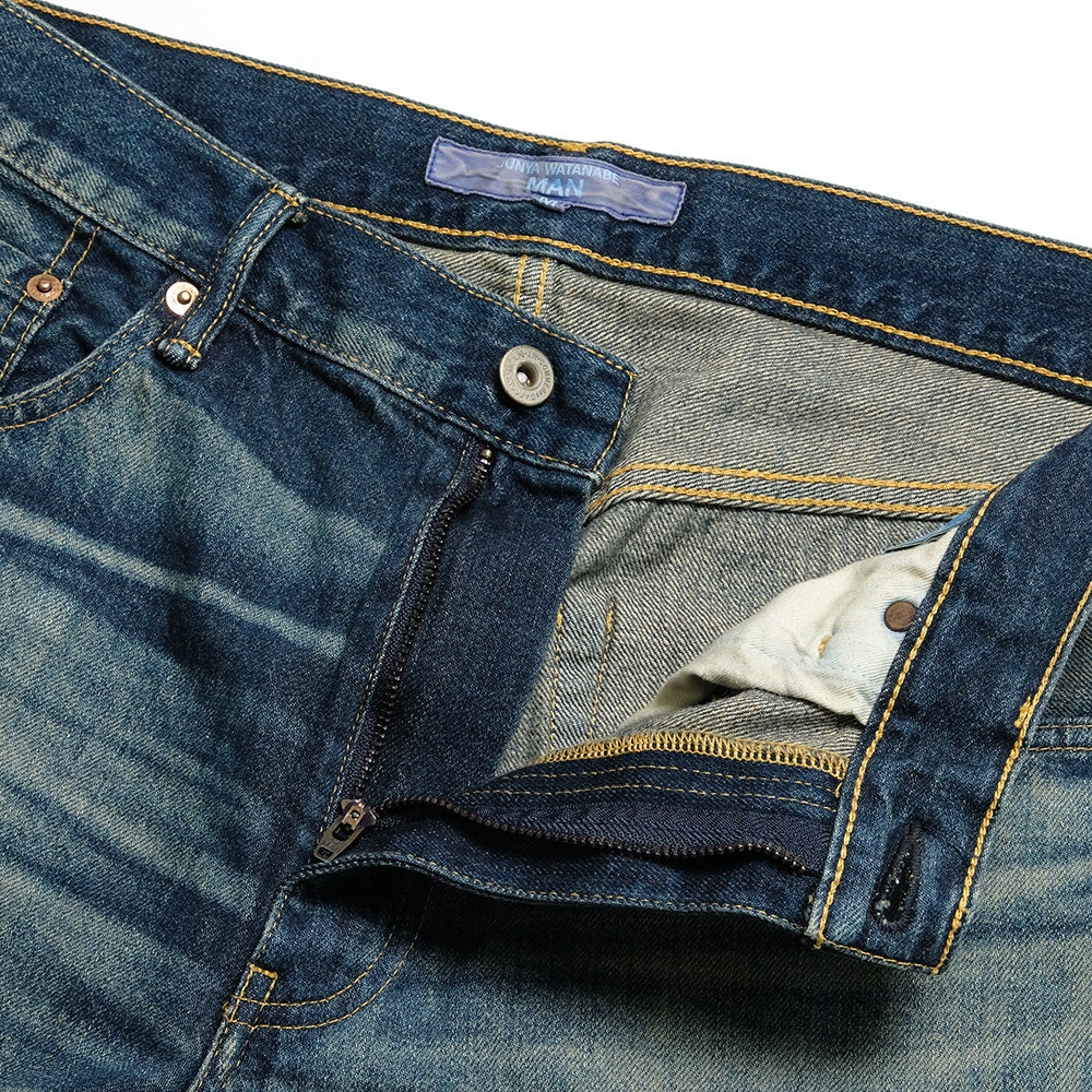 Cotton Distressed Denim Pants - WO-P020-051 - 5