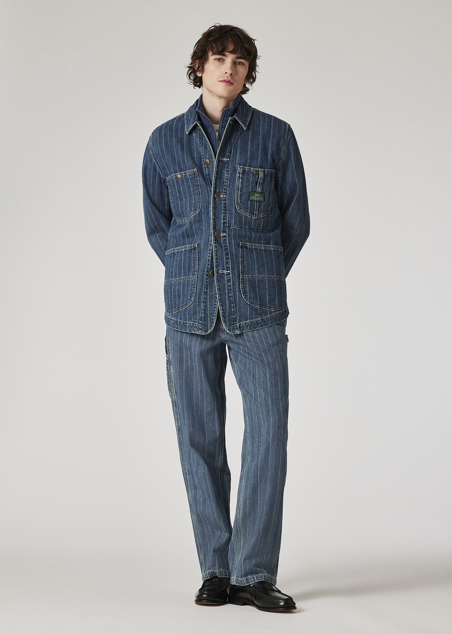 Paul Smith + Lee® Mid-Wash Carpenter Pants - 7