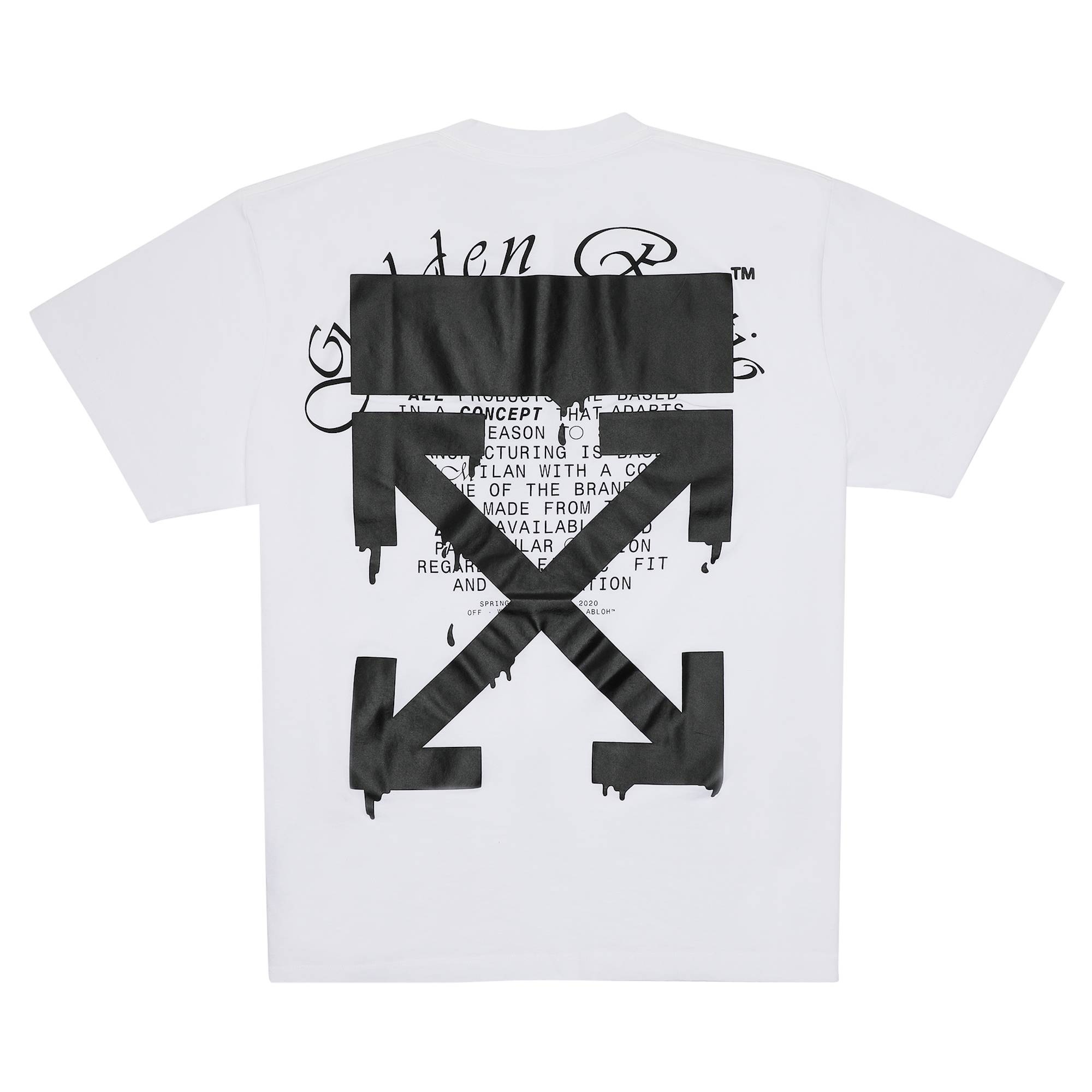 Off-White Dripping Arrows Short Sleeve Over T-Shirt 'White' - 2