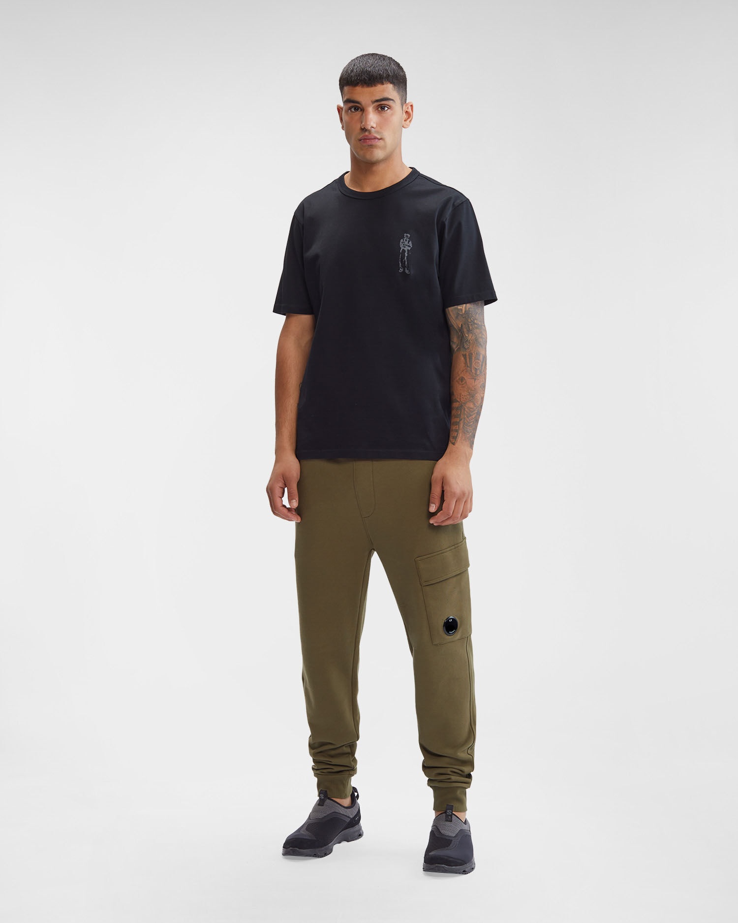 Diagonal Raised Fleece Sweatpants - 5