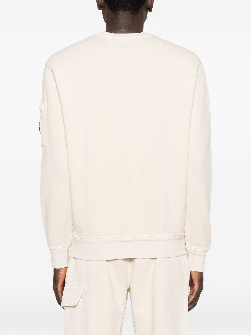lens-detail crew-neck sweatshirt 4