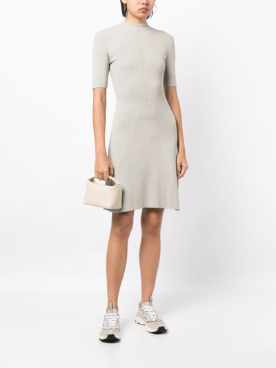 HYEIN SEO ribbed-knit flared dress outlook