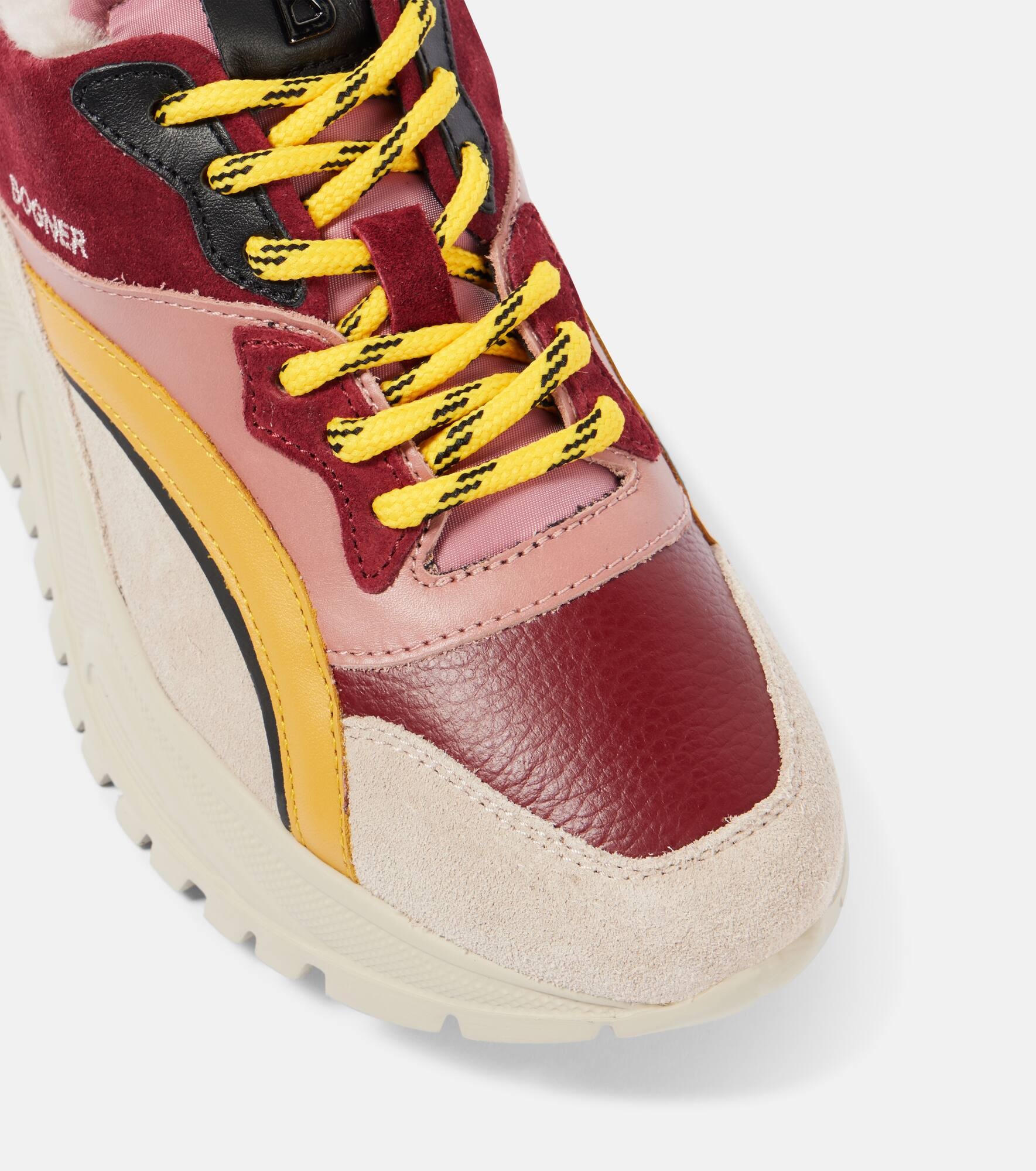 Malaga 21 shearling-lined suede sneakers - 5