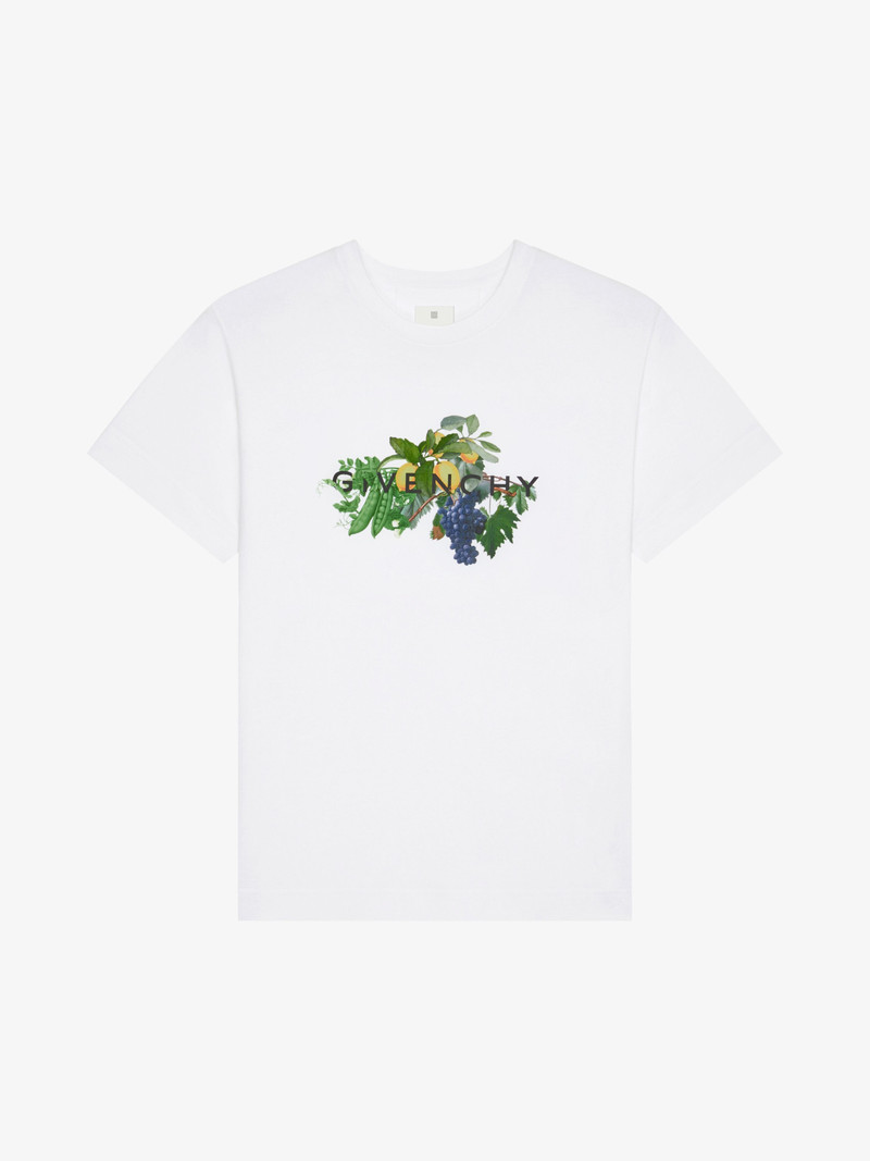 T-SHIRT IN COTTON WITH GIVENCHY FRUITS AND VEGETABLES 1