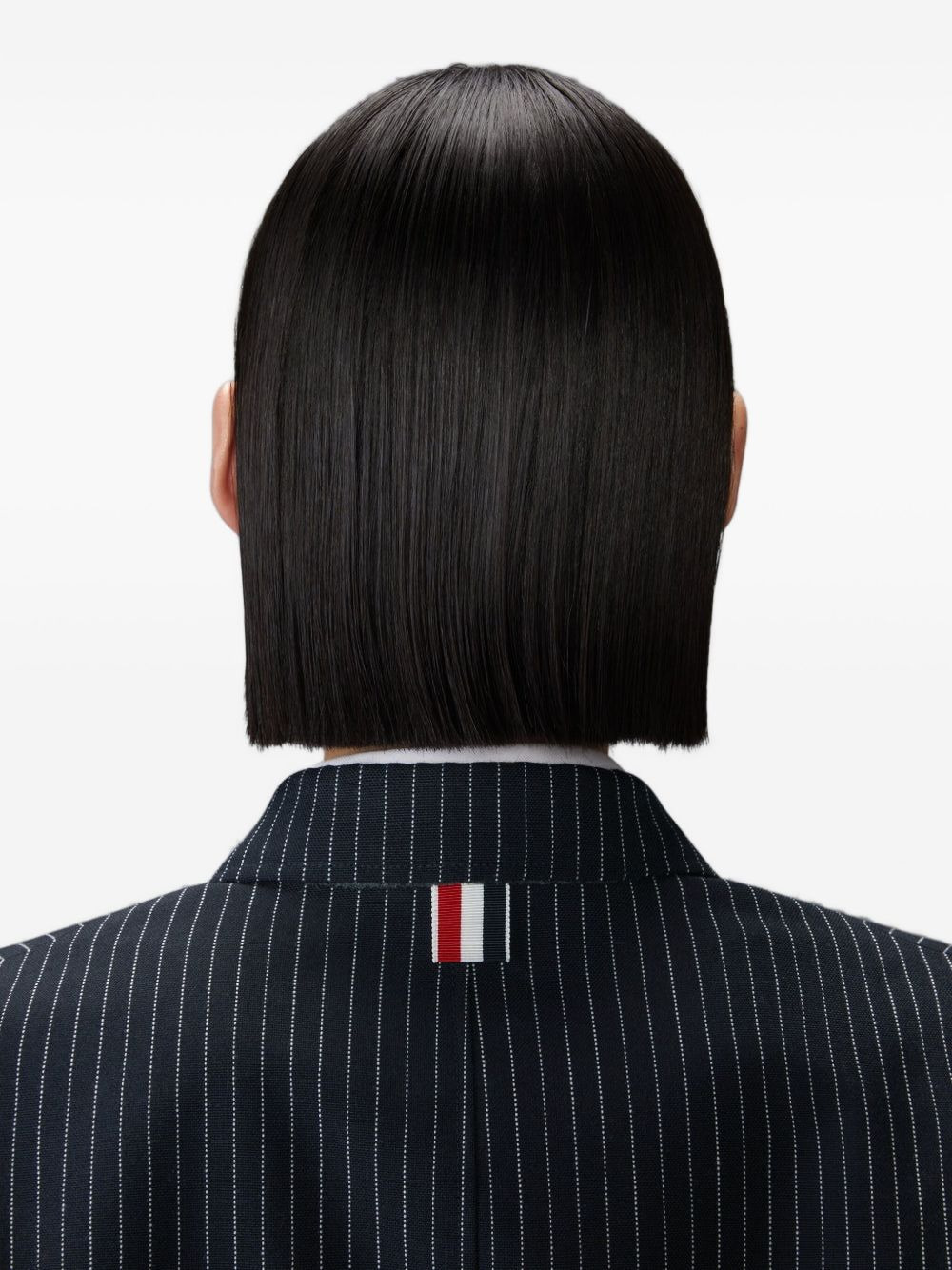 pinstripe double-breasted jacket - 5