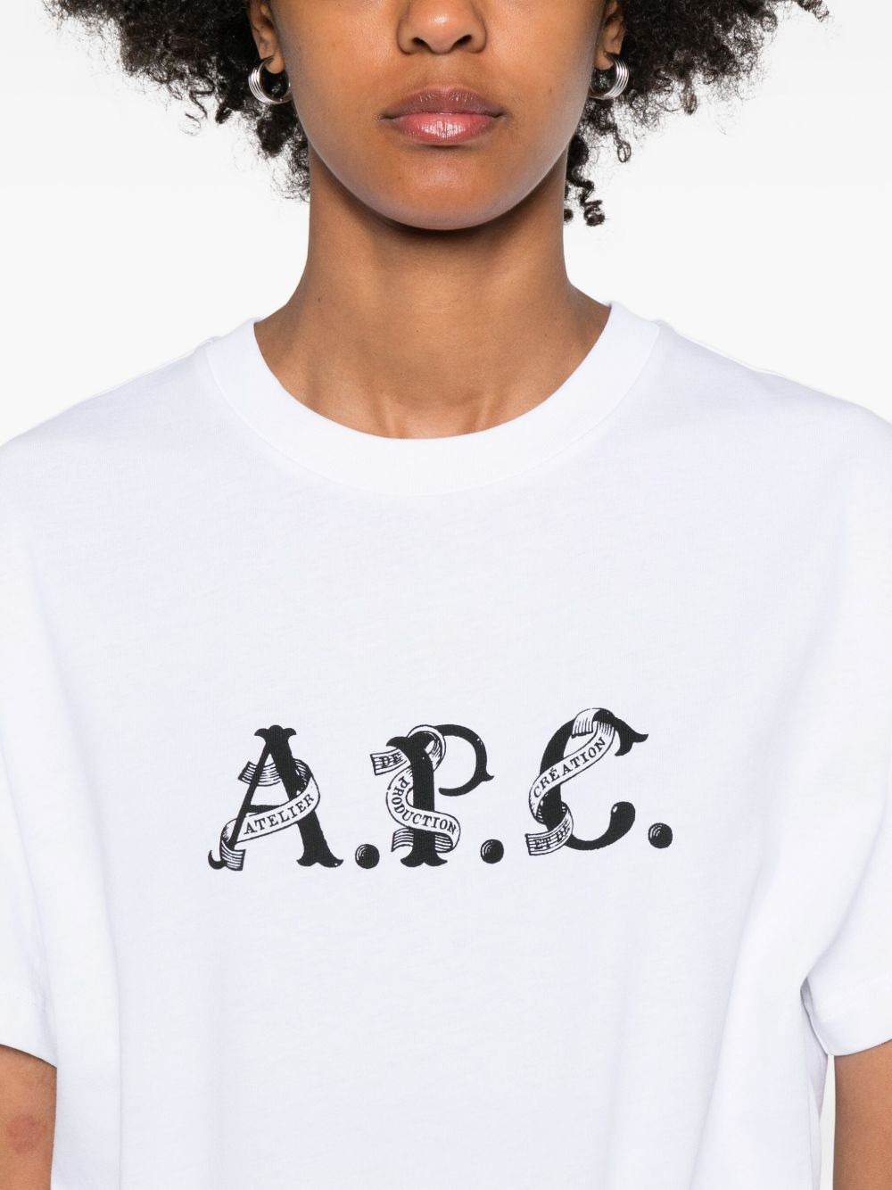 logo-print organic cotton T-shirt - 5