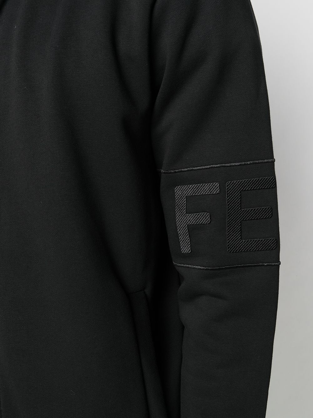 logo-detail zip-front jacket - 5