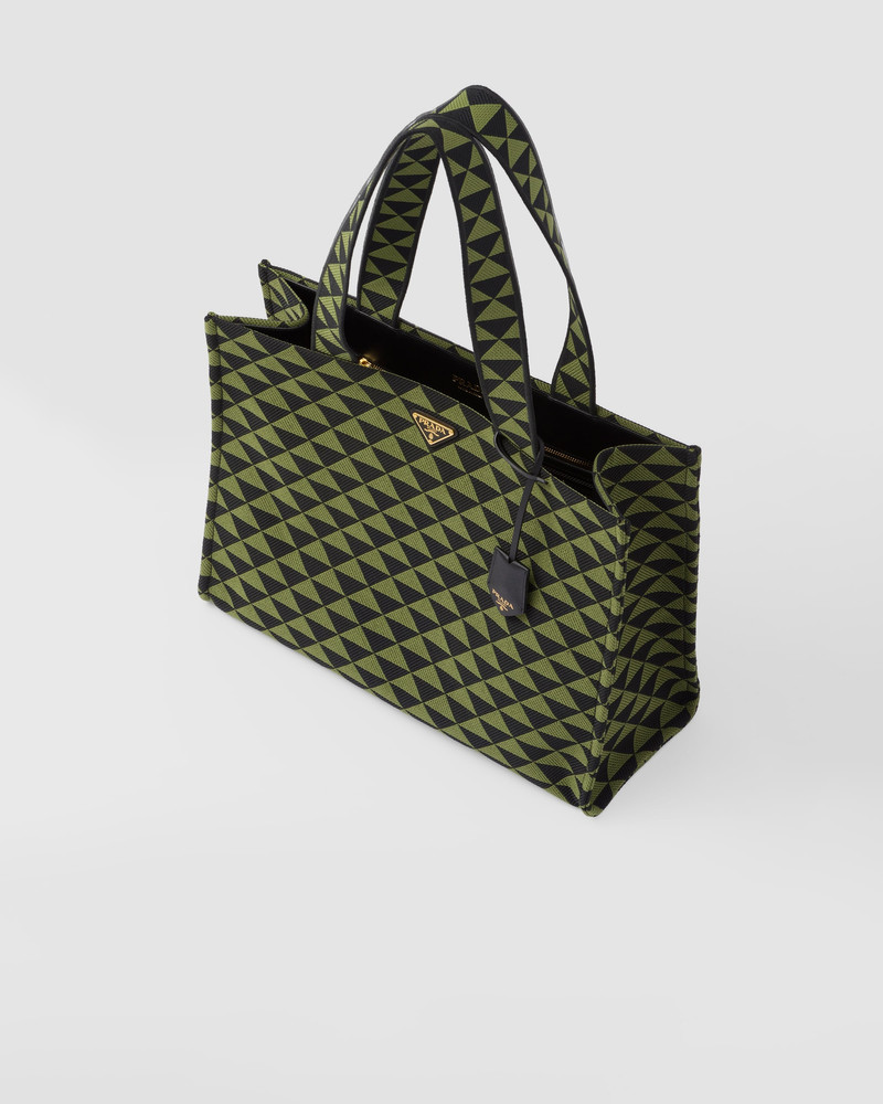 Prada Symbole bag in embroidered fabric 3
