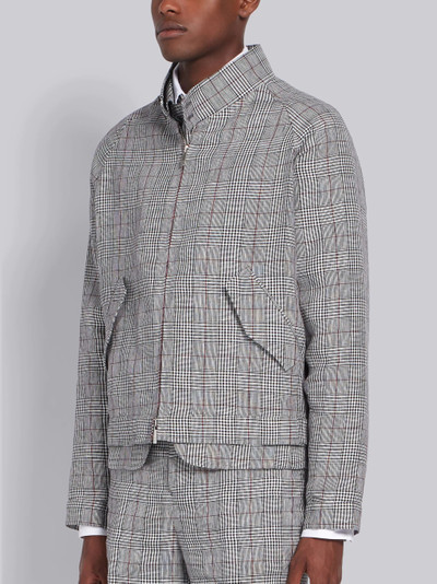 Thom Browne Prince of Wales Band Collar Jacket outlook