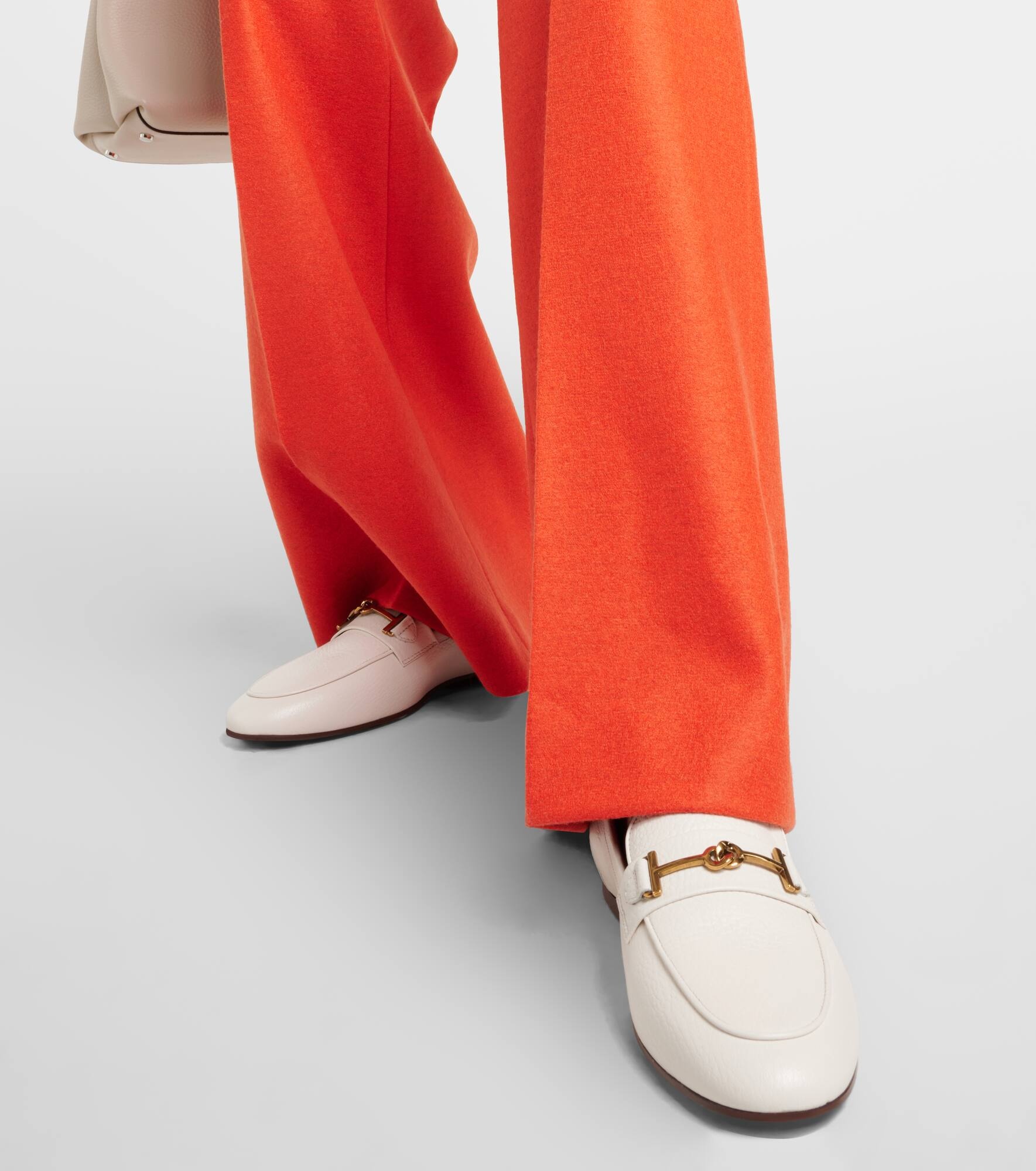 Double T leather loafers - 4