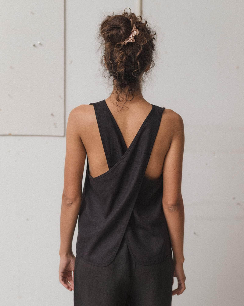 BASERANGE Apron Top - Wild Silk outlook