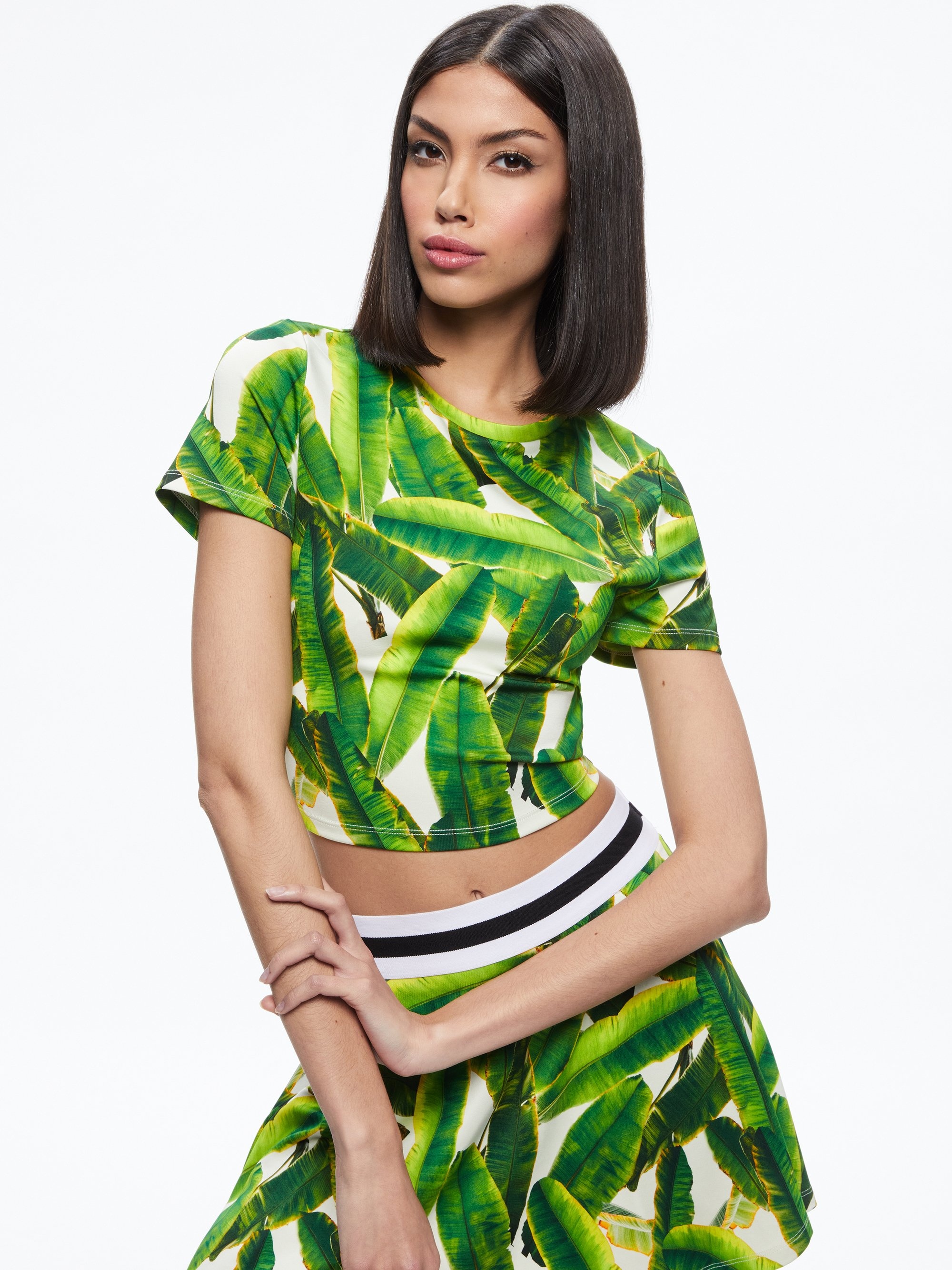 CINDY PICKLEBALL CROPPED TEE - 2