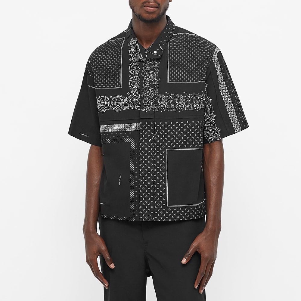 Givenchy Bandana Print Zip Shirt - 3