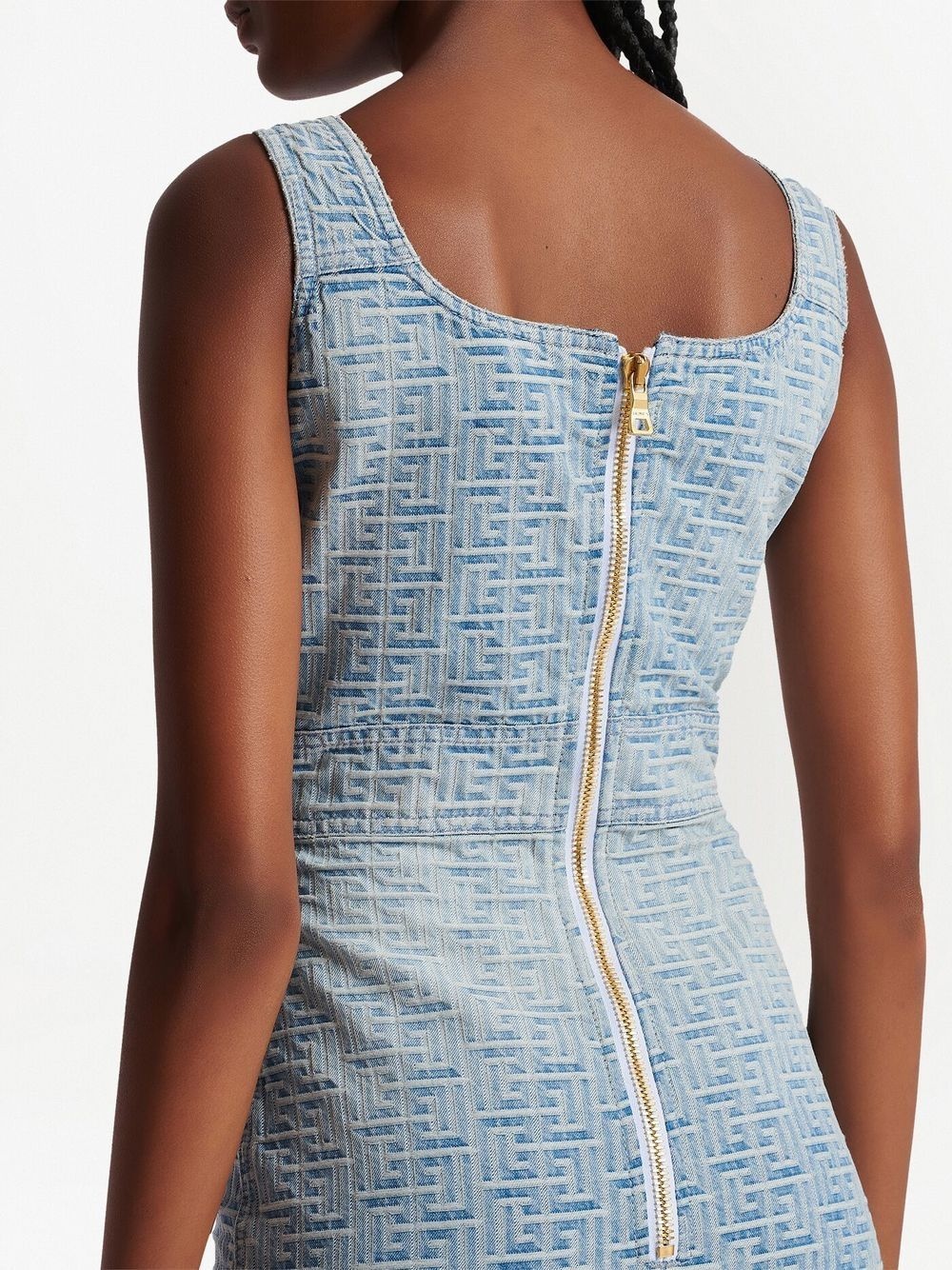 all-over monogram dress - 5