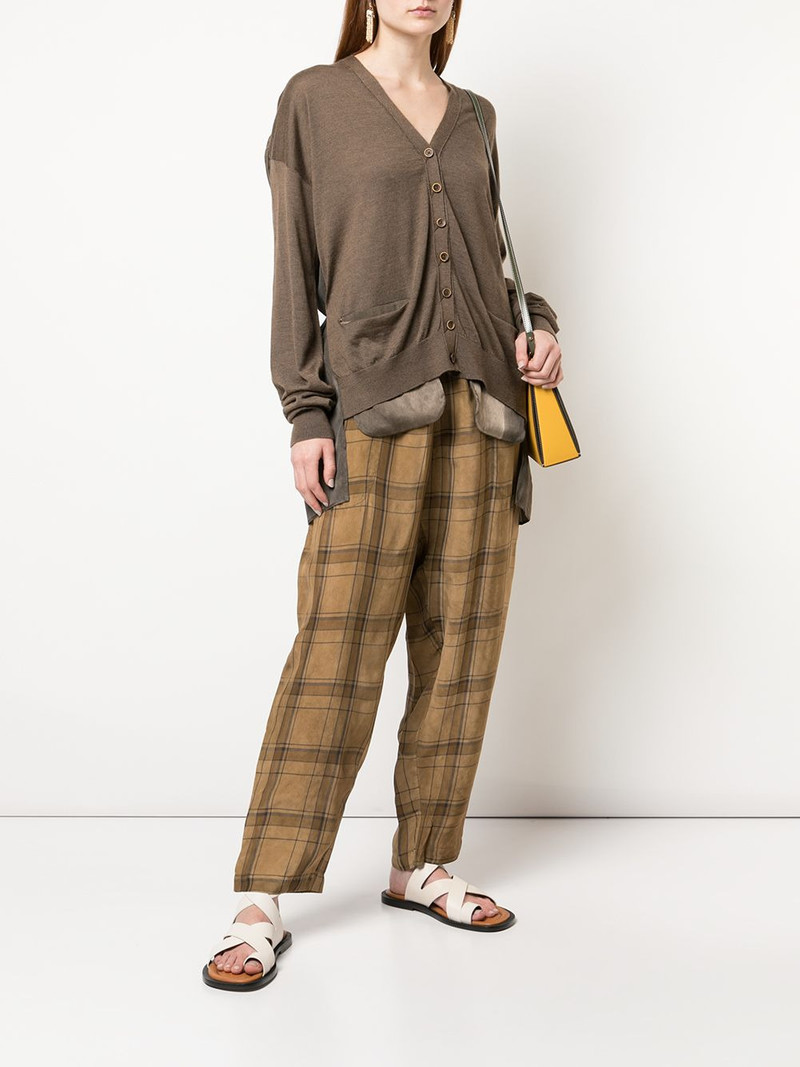 UMA WANG buttoned fine knit cardigan outlook