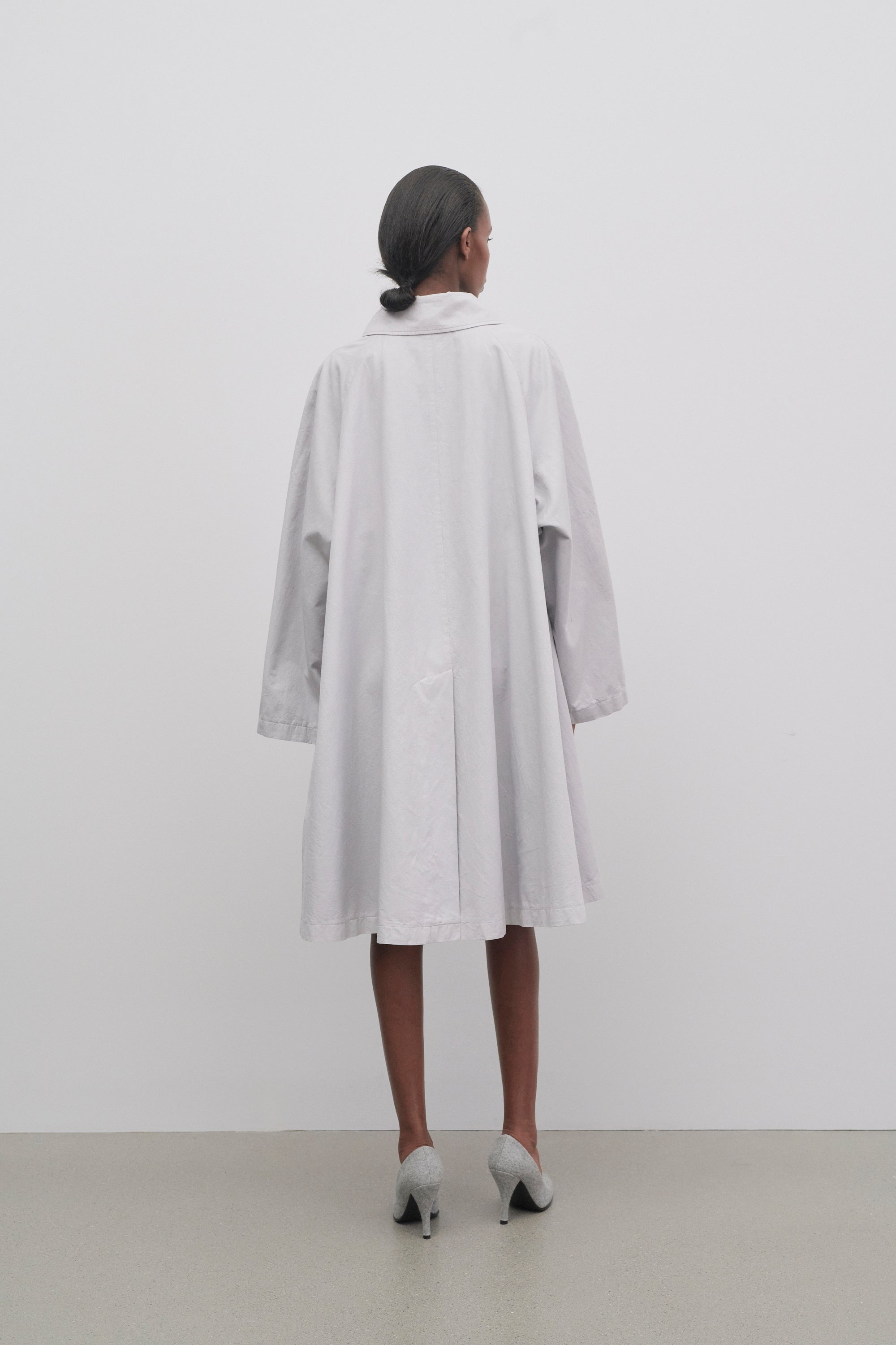 Garth Coat in Cotton and Linen - 5