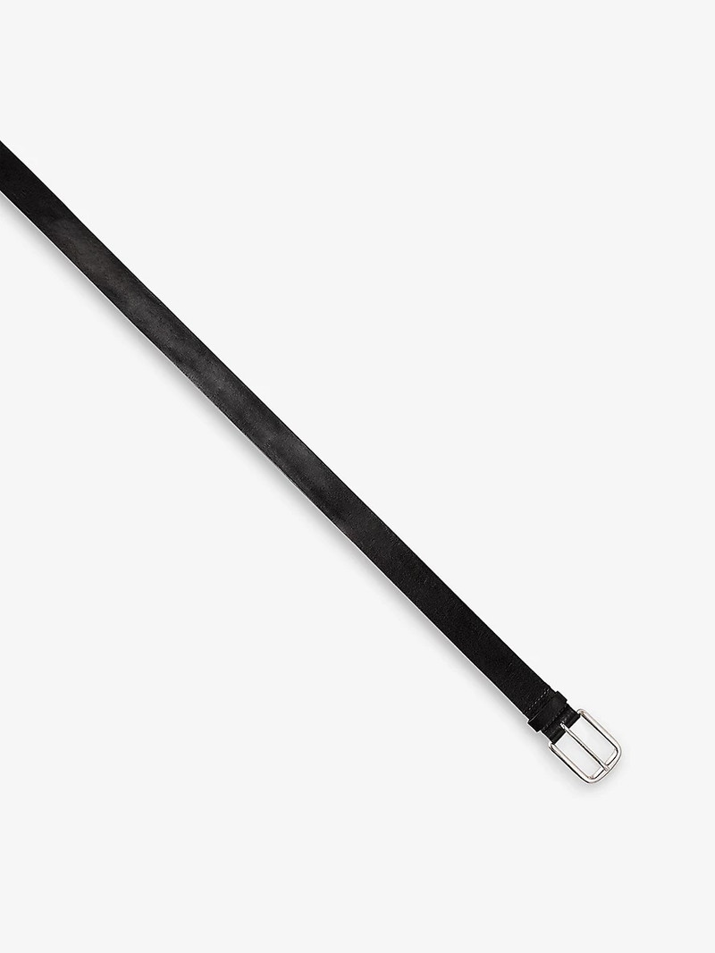 Sandro Vegetable-Tanned Leather Belt outlook