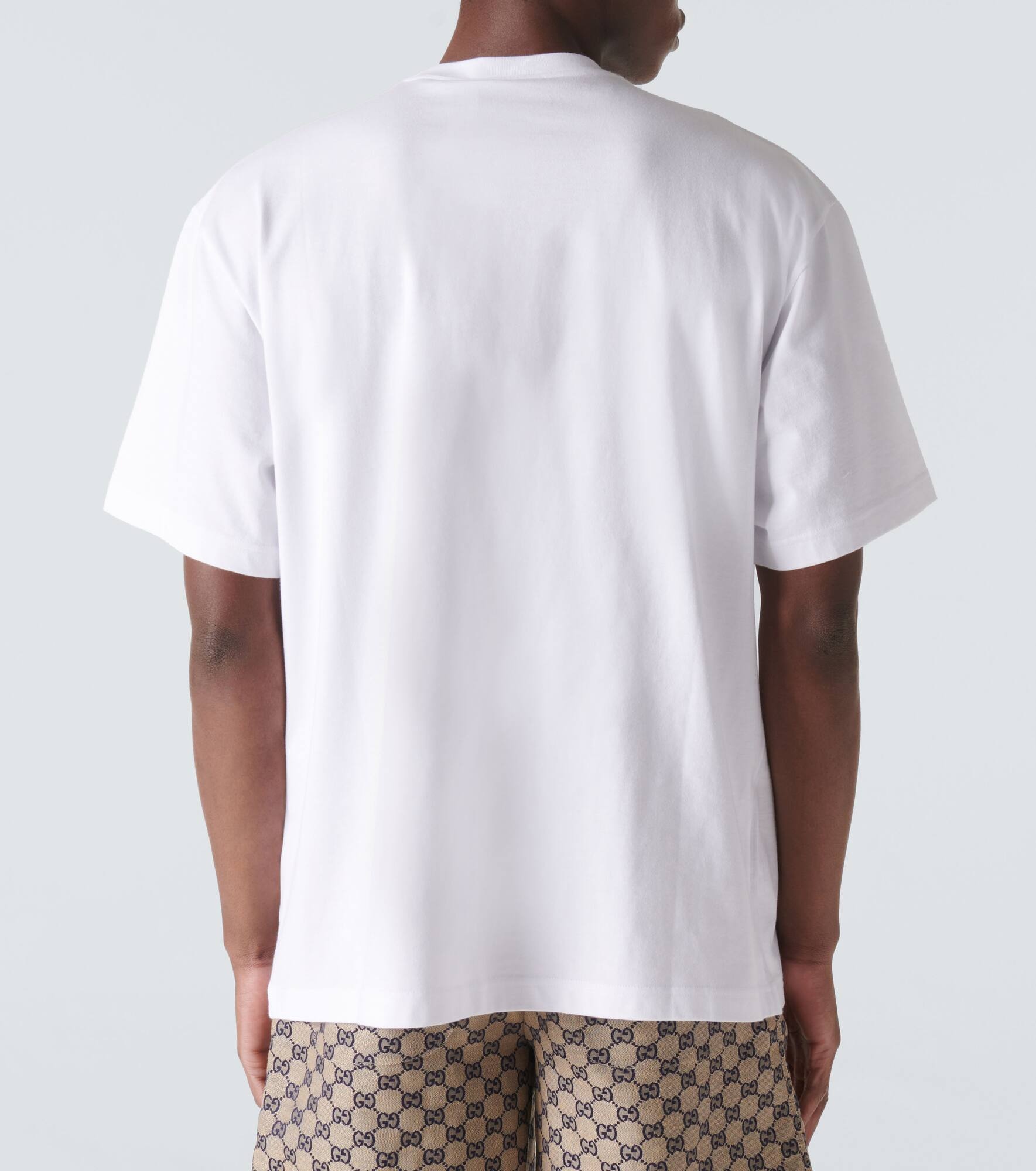 Logo cotton jersey T-shirt - 4