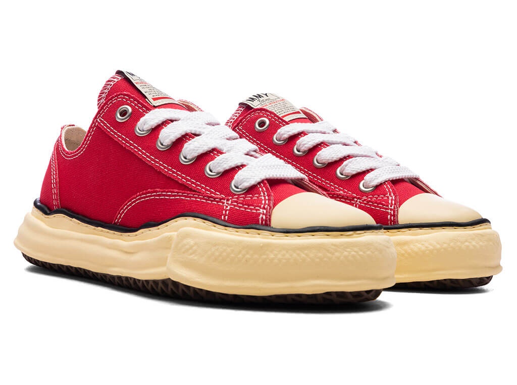 PETERSON LOW VINTAGE COLOR SOLE CANVAS - RED - 2