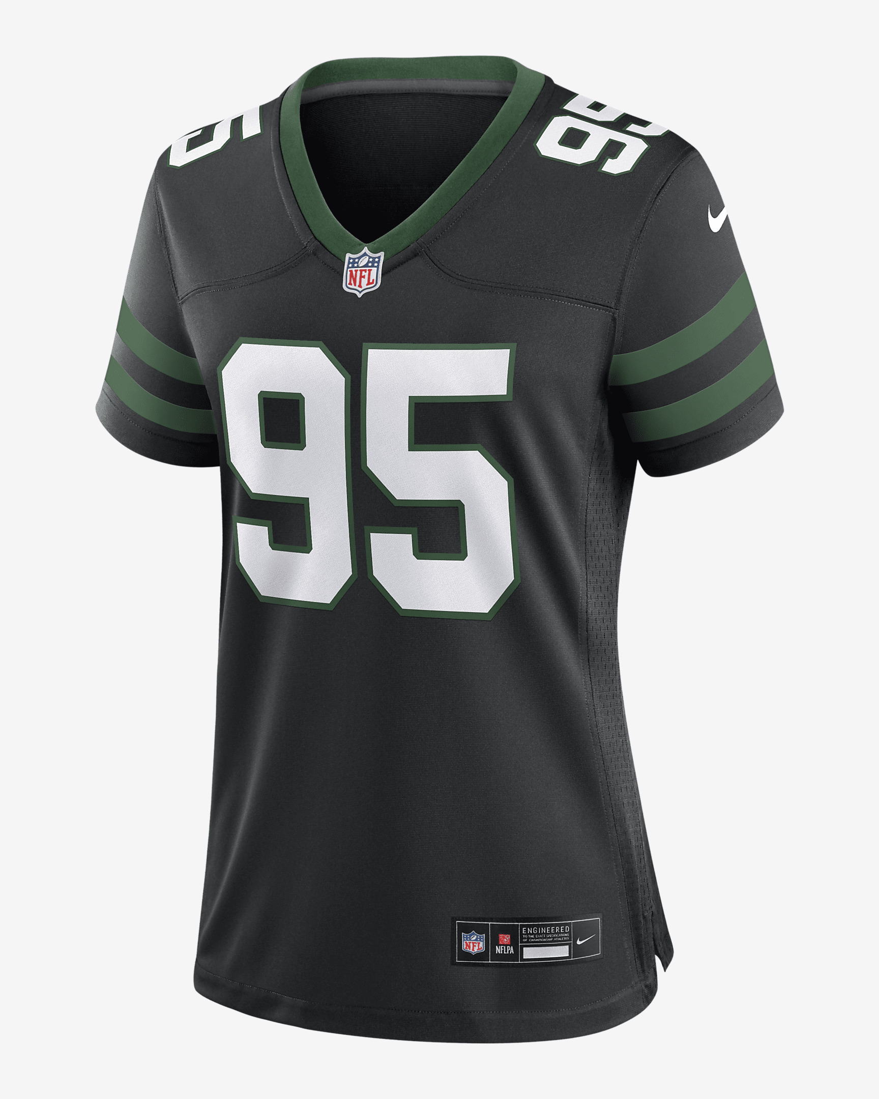 Quinnen Williams New York Jets Women's Nike NFL Game Football Jersey - 1
