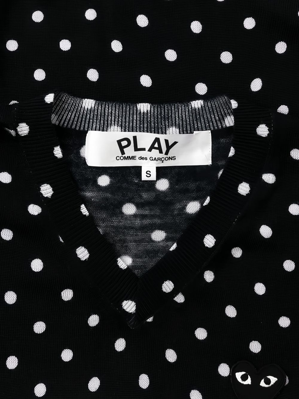 embroidered heart polka dot jumper - 3