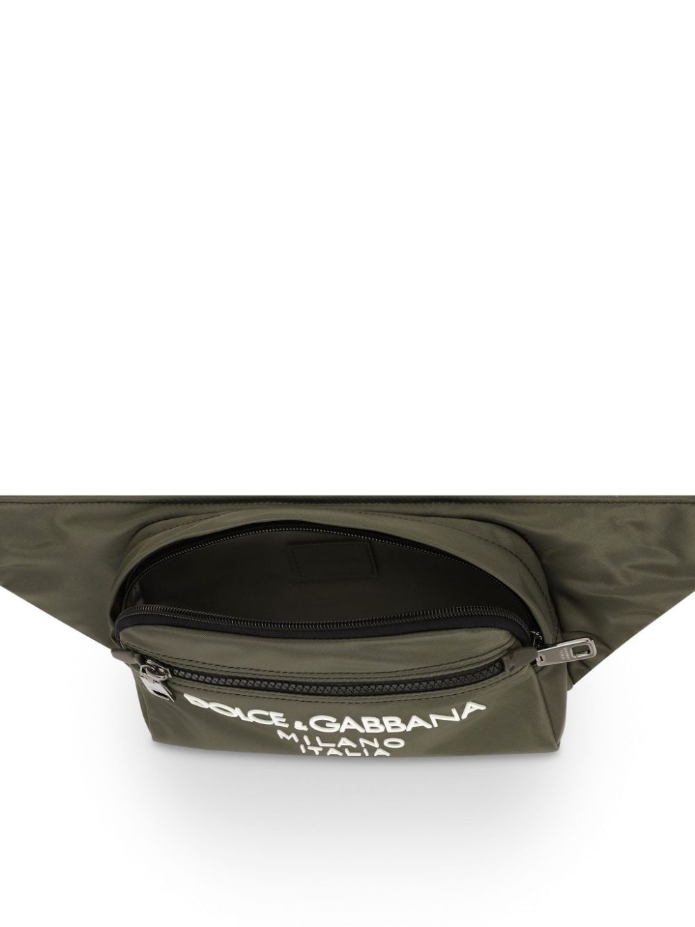 logo-print zip-fastening belt bag - 5