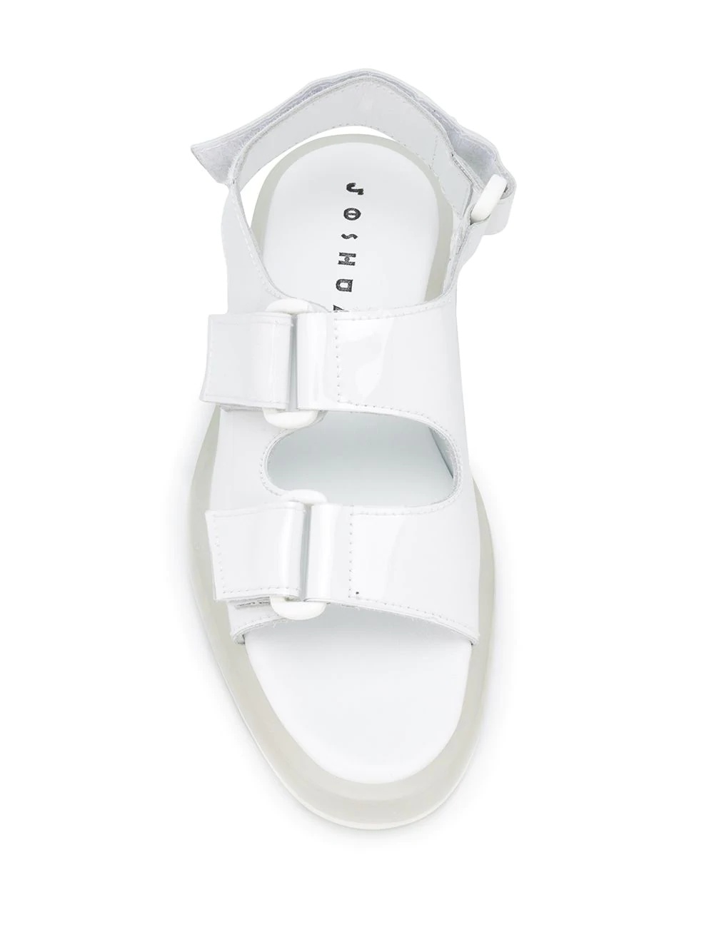 transparent touch strap sandals - 4