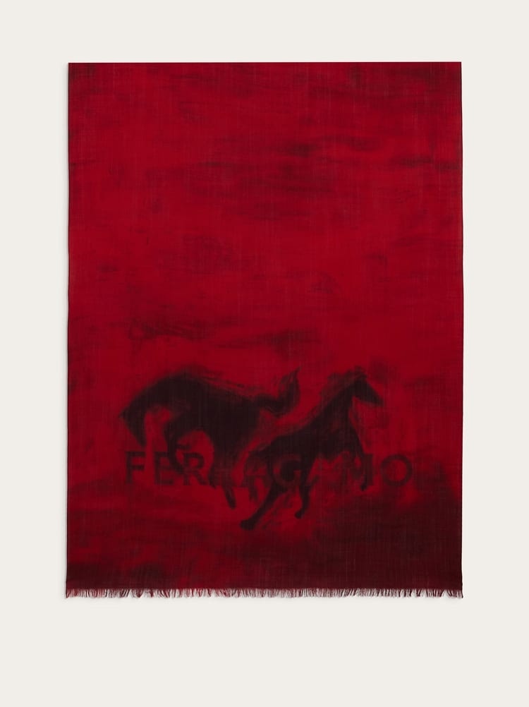 MUSTANG PRINT STOLE - 4
