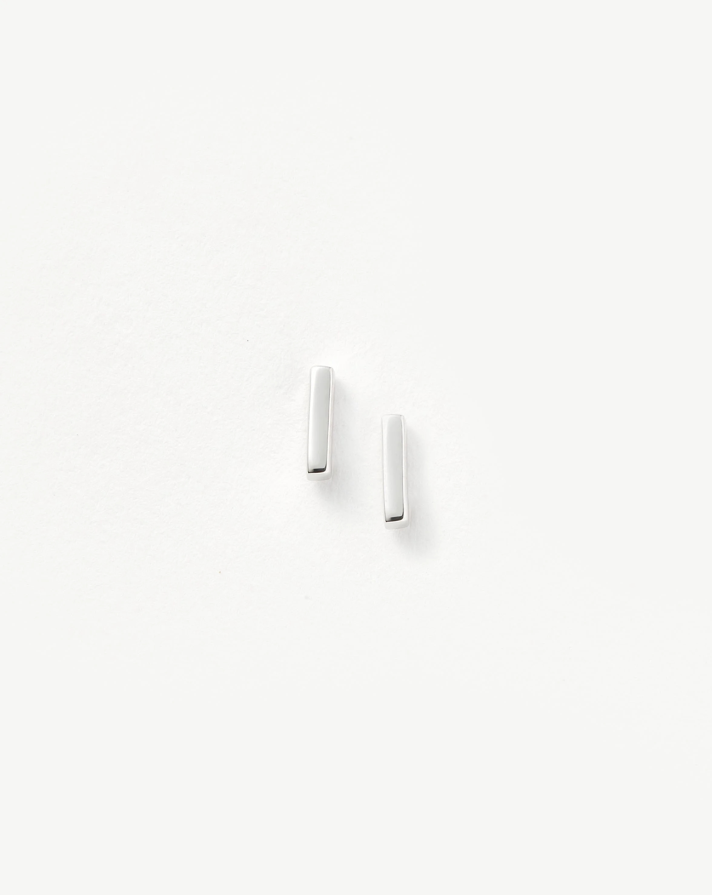 Bar Stud Earrings - 1