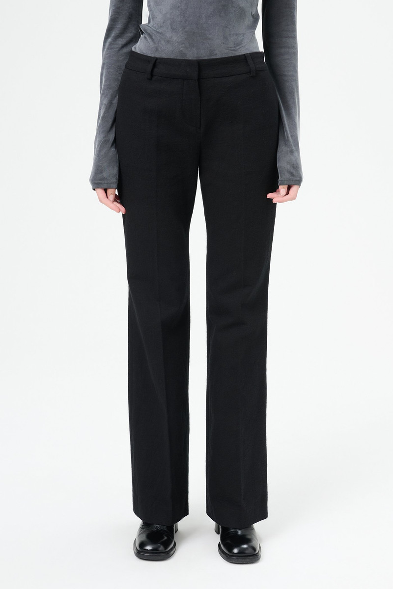 Our Legacy Hip Trouser Draping Black Canvas outlook