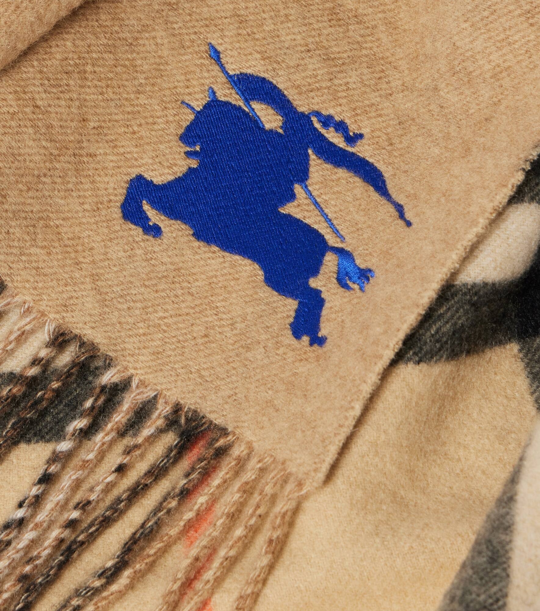 Burberry Check EKD cashmere scarf - 4