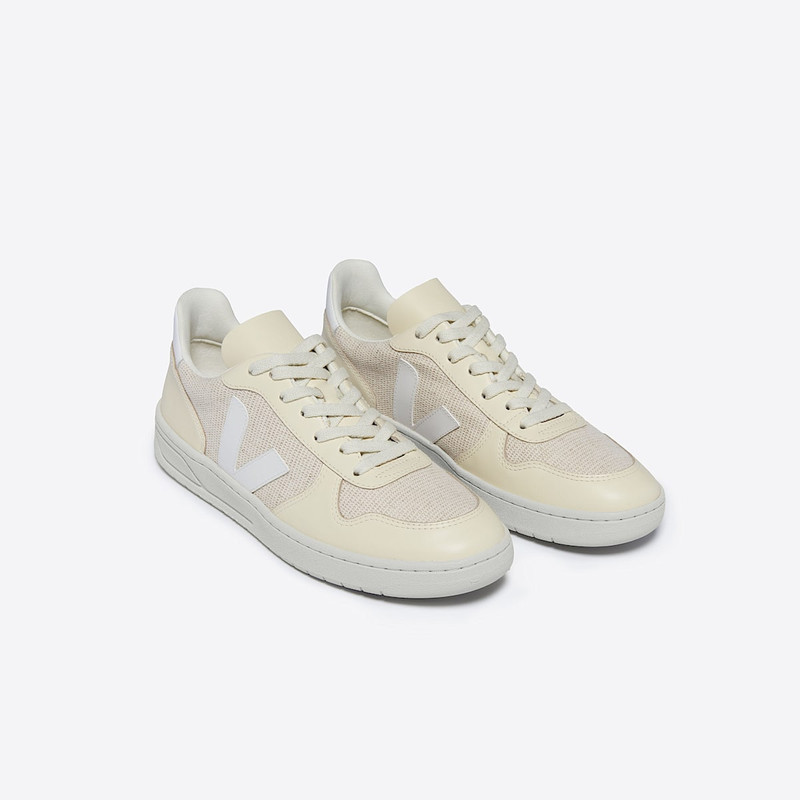 VEJA V-10 J-MESH JUTE WHITE outlook