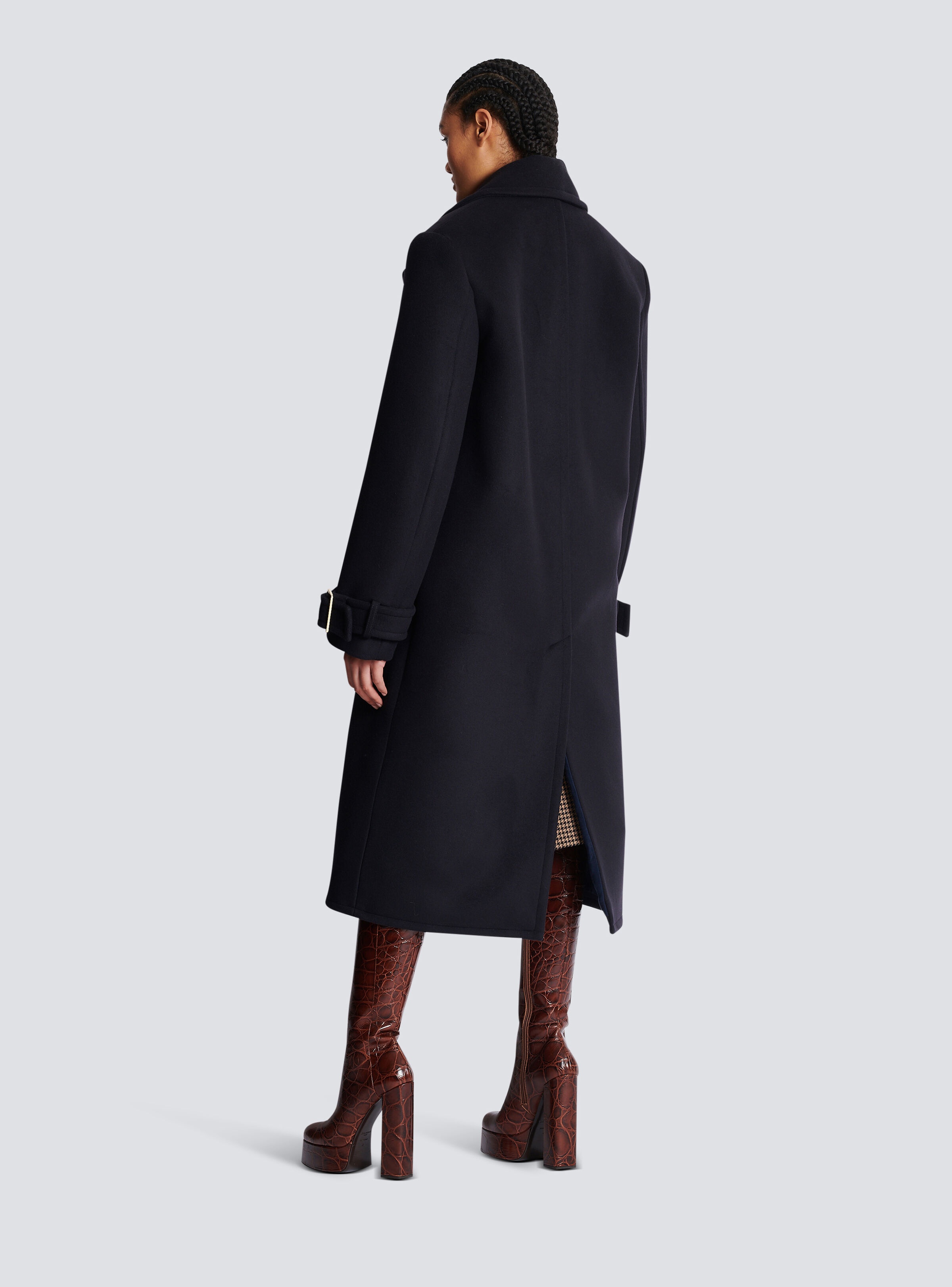 Oversized double-breasted coat - 4