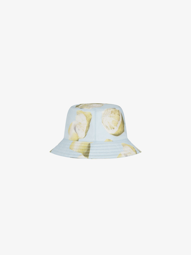 Givenchy GIVENCHY BUCKET HAT IN SILK WITH LEMON PRINT outlook
