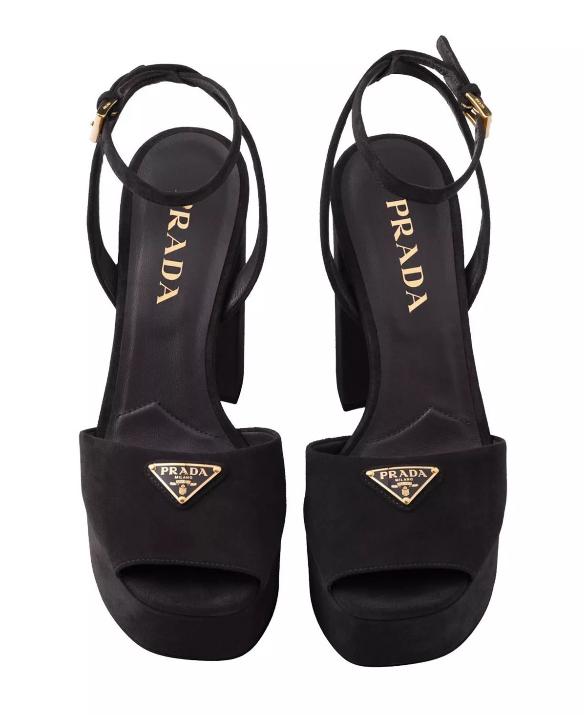 Women's Suede Platform Sandals - 3