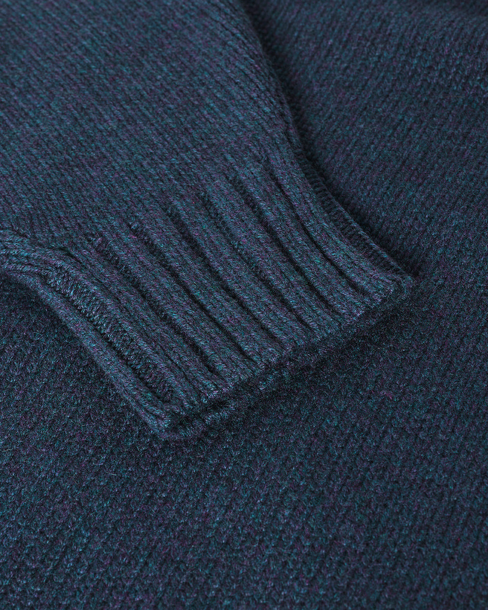 Relaxed Navy Cashmere Jumper - 6