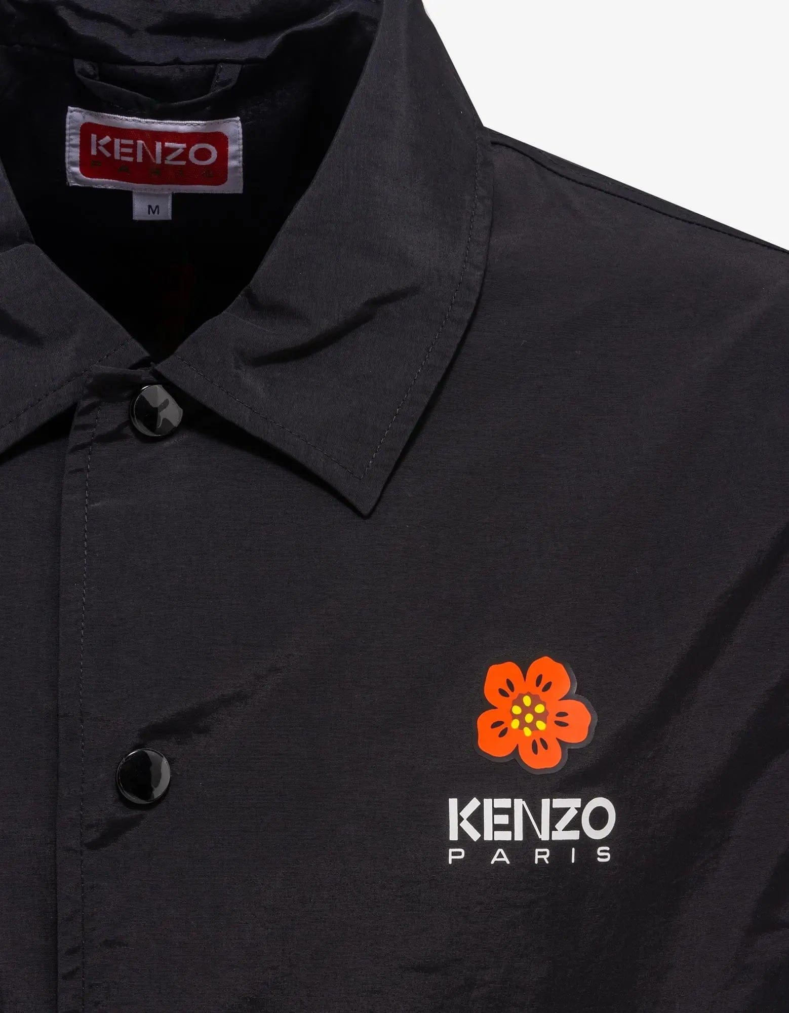 Kenzo Black 'Boke Flower' Coach Jacket - 3