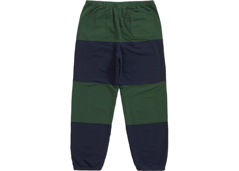 Supreme Supreme Nike Stripe Sweatpant Navy outlook