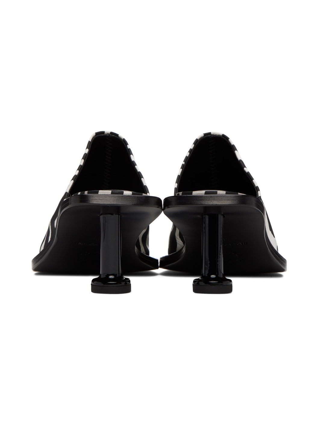 Black & White Bandi Mules - 2