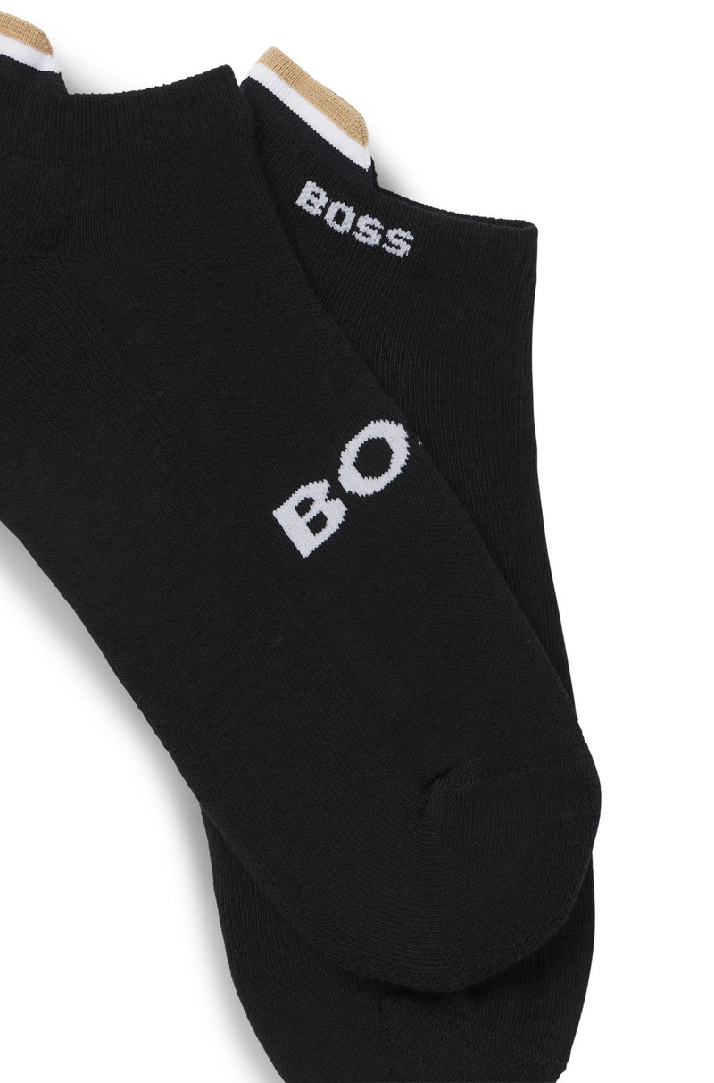 BOSS TWO-PACK OF ANKLE SOCKS WITH LOGO DETAILS outlook
