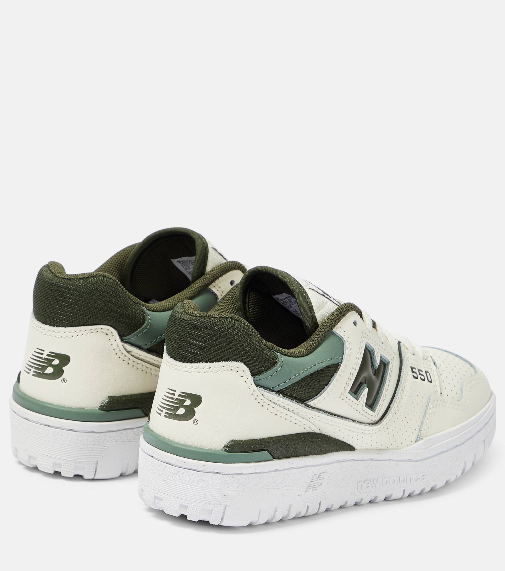550 leather sneakers - 3