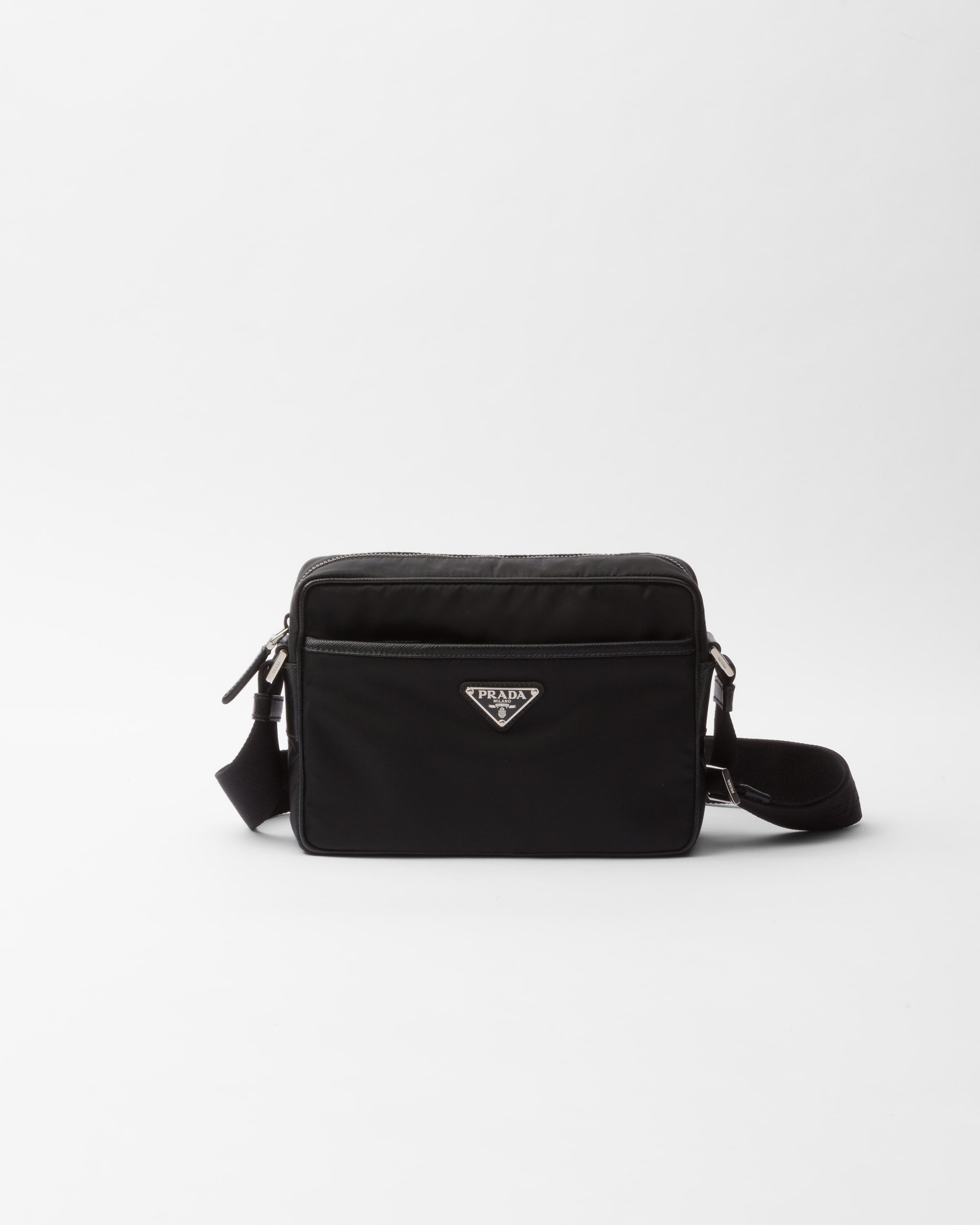 Re-Nylon and Saffiano shoulder bag - 1