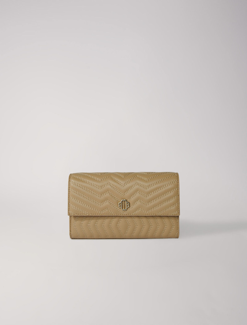 Leather wallet on chain 6