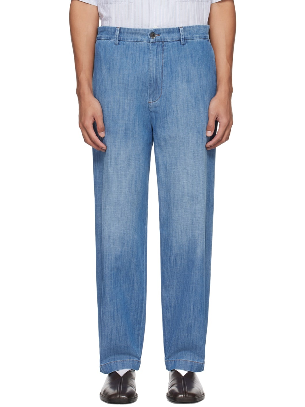 Blue Faded Jeans - 1