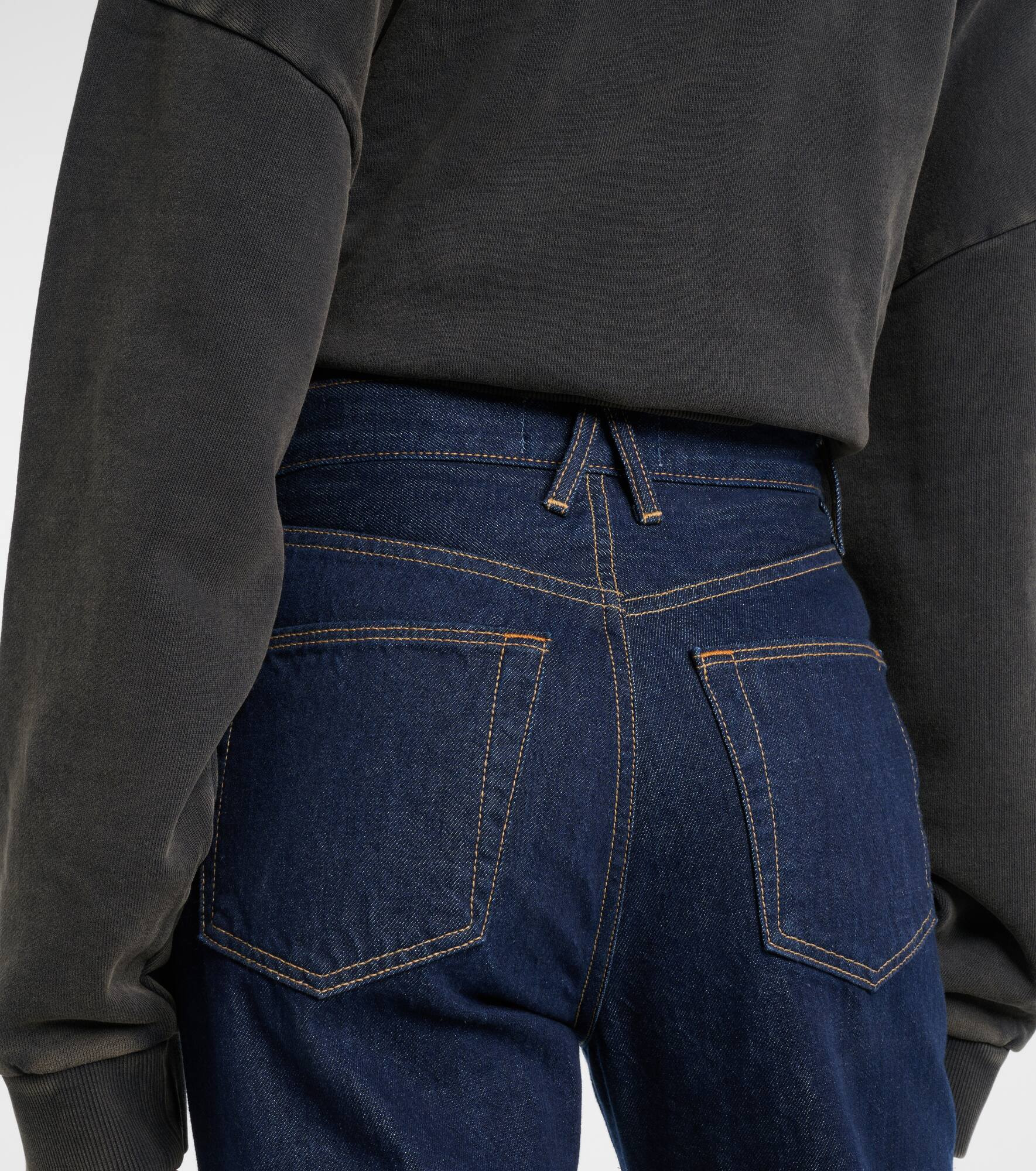 London high-rise straight jeans - 6