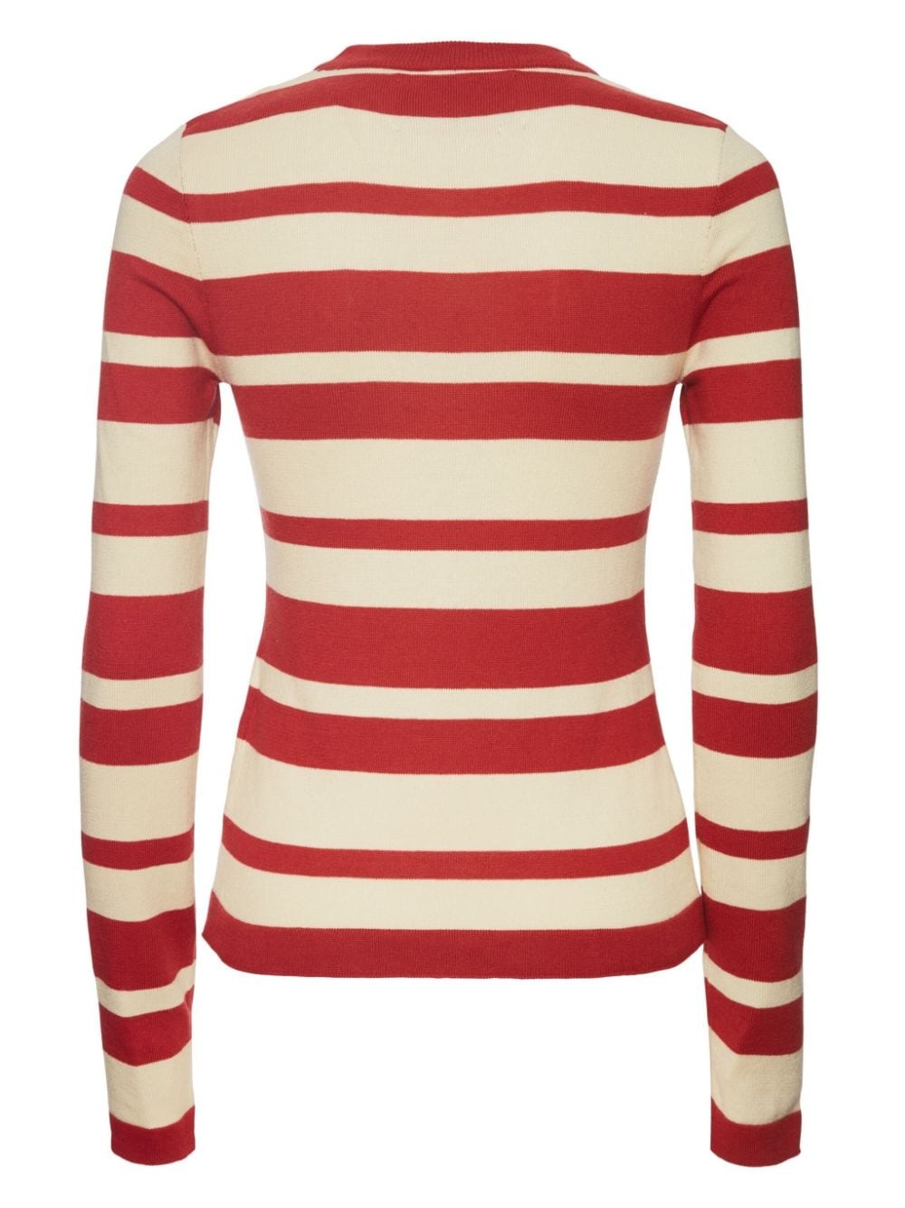 striped cotton-blend jumper - 5